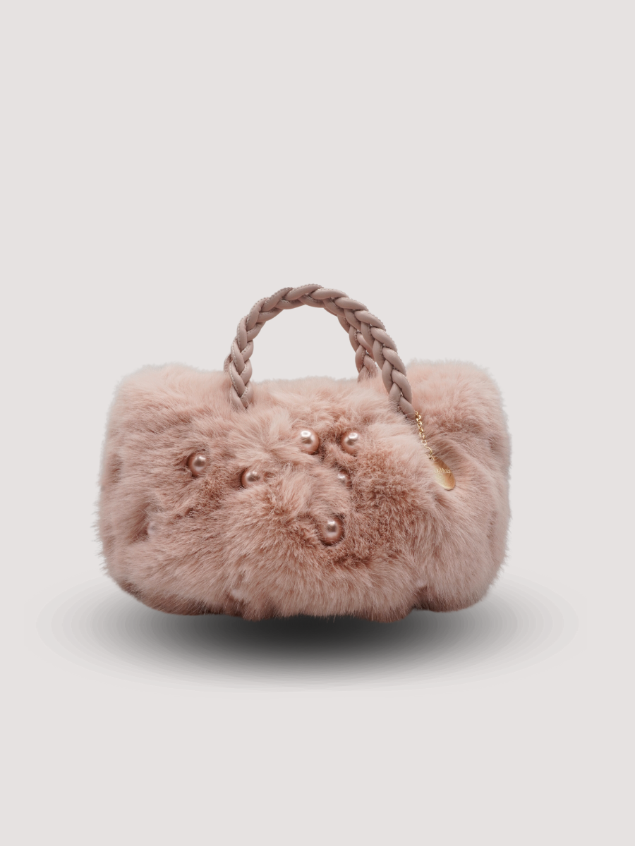 Bolso Alex Max Peluche y Perlas