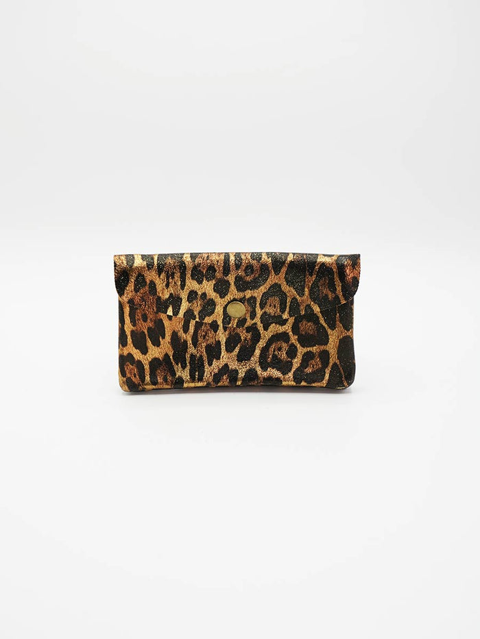 Cartera Leopardo Brillo